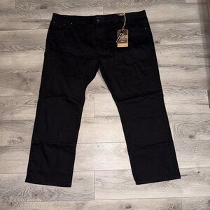 Men's Access Slim Straight Jeans Black Size 52x32